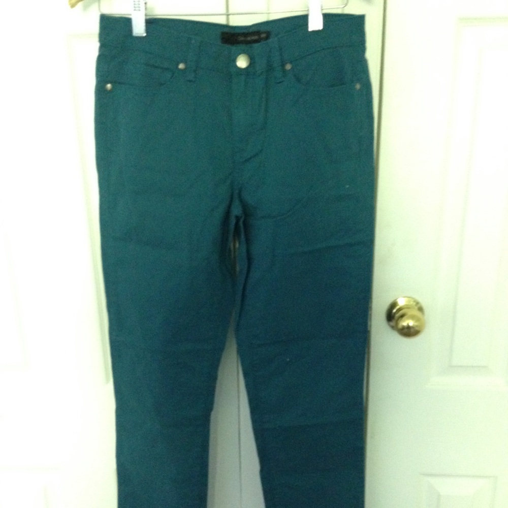 Calvin Klein woman skinny jeans turquoise